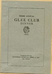 Third Annual Glee Club Dinner Program