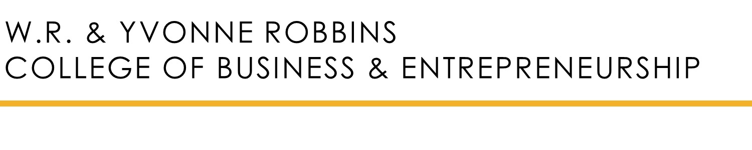 W.R. and Yvonne Robbins College of Business and Entrepreneurship