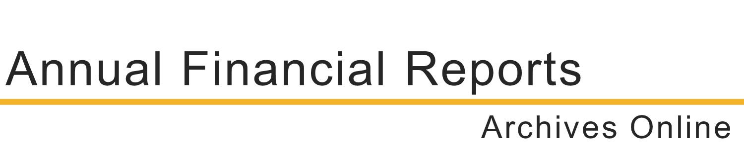 Annual Financial Reports