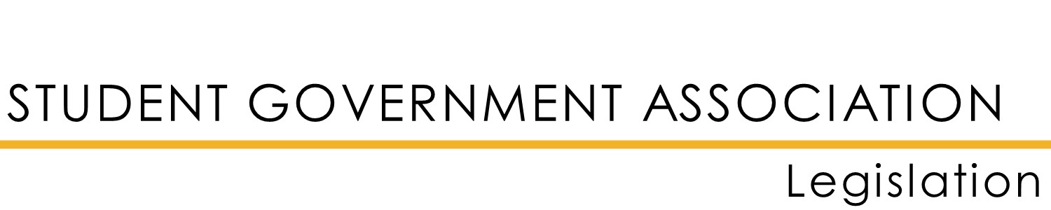Student Government Association - Legislation