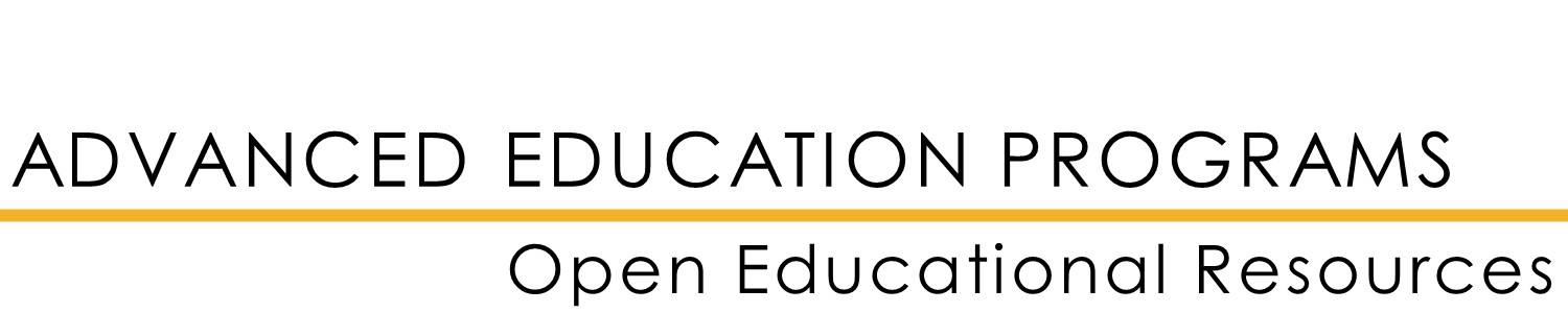 Advanced Education Programs Open Educational Resources