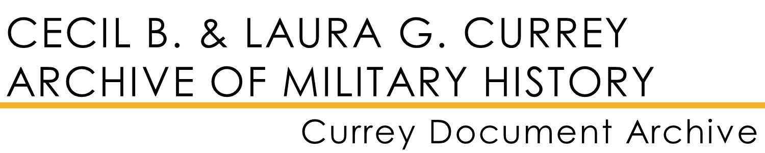 Currey Document Archive