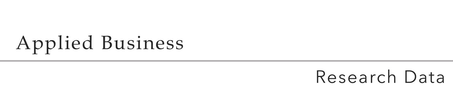 Applied Business Research Data