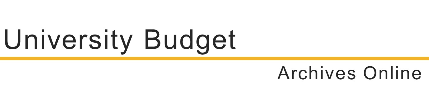 University Budget