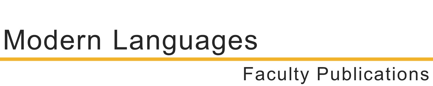 Modern Languages Faculty Publications