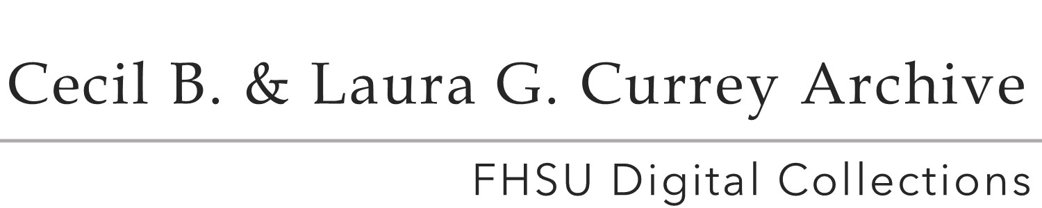 Cecil B. & Laura G. Currey Archive