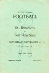 St. Benedict's Versus Fort Hays State Football Program - November 8, 1941