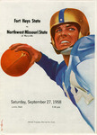 Fort Hays State Versus Northwest Missouri State of Maryville Football Program - September 27, 1958 by Fort Hays Kansas State College
