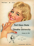 Fort Hays State Versus Omaha University Football Program - October 14, 1961 by Fort Hays Kansas State College