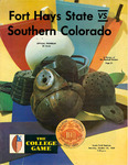 Fort Hays State Versus Southern Colorado Football Program - October 25, 1969 by Fort Hays Kansas State College
