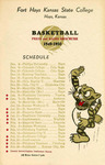 Fort Hays Kansas State College Basketball Press and Radio Brochure 1949-50 by Fort Hays Kansas State College