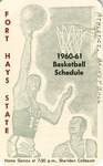 1960-61 Basketball Schedule by Fort Hays Kansas State College