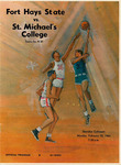 Fort Hays State vs. St. Michael's College Official Program by Fort Hays Kansas State College