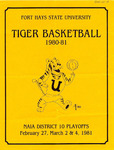 Tiger Basketball Schedule 1981-82 by Fort Hays State University