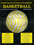 Fort Hays State University Basketball 1988-89 Official Souvenir Program
