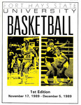 1989-90 Basketball Program - November 17, 1989 - December 5, 1989