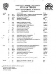 Fort Hays State University 1995-96 Men's Basketball Schedule by Fort Hays State University