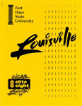 Fort Hays State Basketball 1996 NCAA Elite Eight Louisville Program by Fort Hays State University