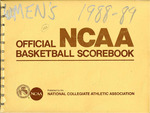 Official NCAA Basketball Scorebook - 1988-89 Women's Basketball by Fort Hays State University