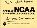Official NCAA Basketball Scorebook - 1996-97 Women's Basketball by Fort Hays State University
