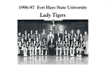 1996-97 Lady Tiger Basketball Team Photograph by Fort Hays State University