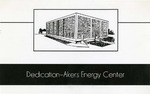 Dedication Program for Akers Energy Center