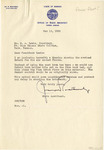 Letter from Joseph W. Radotinsky, Kansas State Architect, to W.A. Lewis, President of Fort Hays Kansas State College
