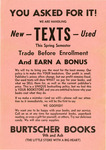 Burtscher Books Advertisement Flyer