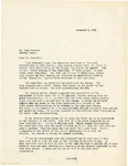 Letter to Mr. Hugh Burnett Updating Him on the Campanile Project by Kansas State Teachers College of Hays