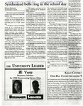 Article in the University Leader - Synthesized Bells Ring Again in the School Day