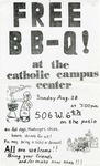 Catholic Campus Center BBQ Flyer