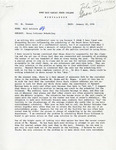Memorandum to Dr. Tomanek from Bill Jellison