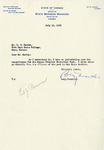 Letter Redirecting President Rarick
