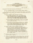 Memorandum for State Park Conservation Work Field Men by United States Department of the Interior, Office of National Parks