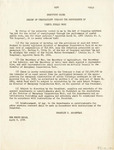 Executive Order - Relief of unemployment through the Performance of Useful Public Work by President Franklin D. Roosevelt