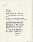 Letter to M.L. Moore