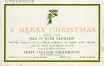 Christmas Advertisement from the Greenhouse by Fort Hays Kansas State College