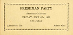 Freshman Party Admission Card
