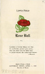 Lewis Field Rose Ball Program