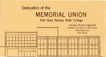 Dedication of Memorial Union Program