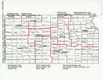 Mapped Donor Areas by Fort Hays Kansas State College