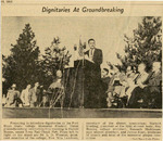 Dignitaries at Groundbreaking Ceremony by Fort Hays Kansas State College