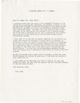 Suggested Letter to U.H. Leslie by Fort Hays Kansas State College