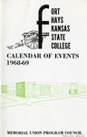 Calendar of Events 1968-1969 by Fort Hays Kansas State College