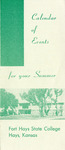 Calendar of Events Summer 1962 by Fort Hays Kansas State College