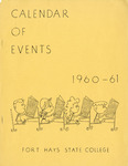 Calendar of Events 1960-61 by Fort Hays Kansas State College