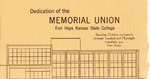 Memorial Union Dedication Program