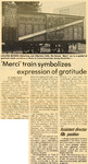 Merci' Train Symbolizes Expression of Gratitude by Fort Hays Kansas State College
