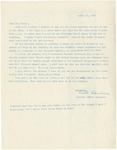 Letter Regarding the Selection of the Stone Schoolhouse