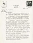 Letter From Mr. Myrl V. Walker